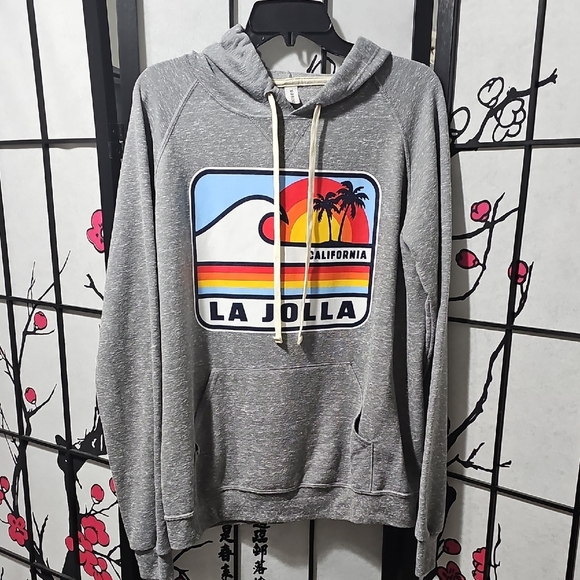 La Jolla‎ California Graphic Unisex Hoodie Medium - Picture 1 of 5